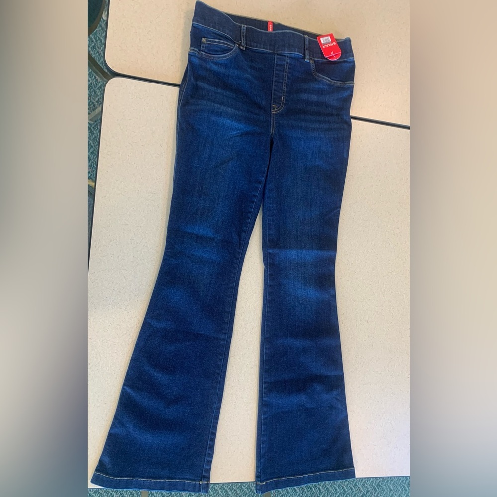 Spanx flare jeans, new with tags, size large